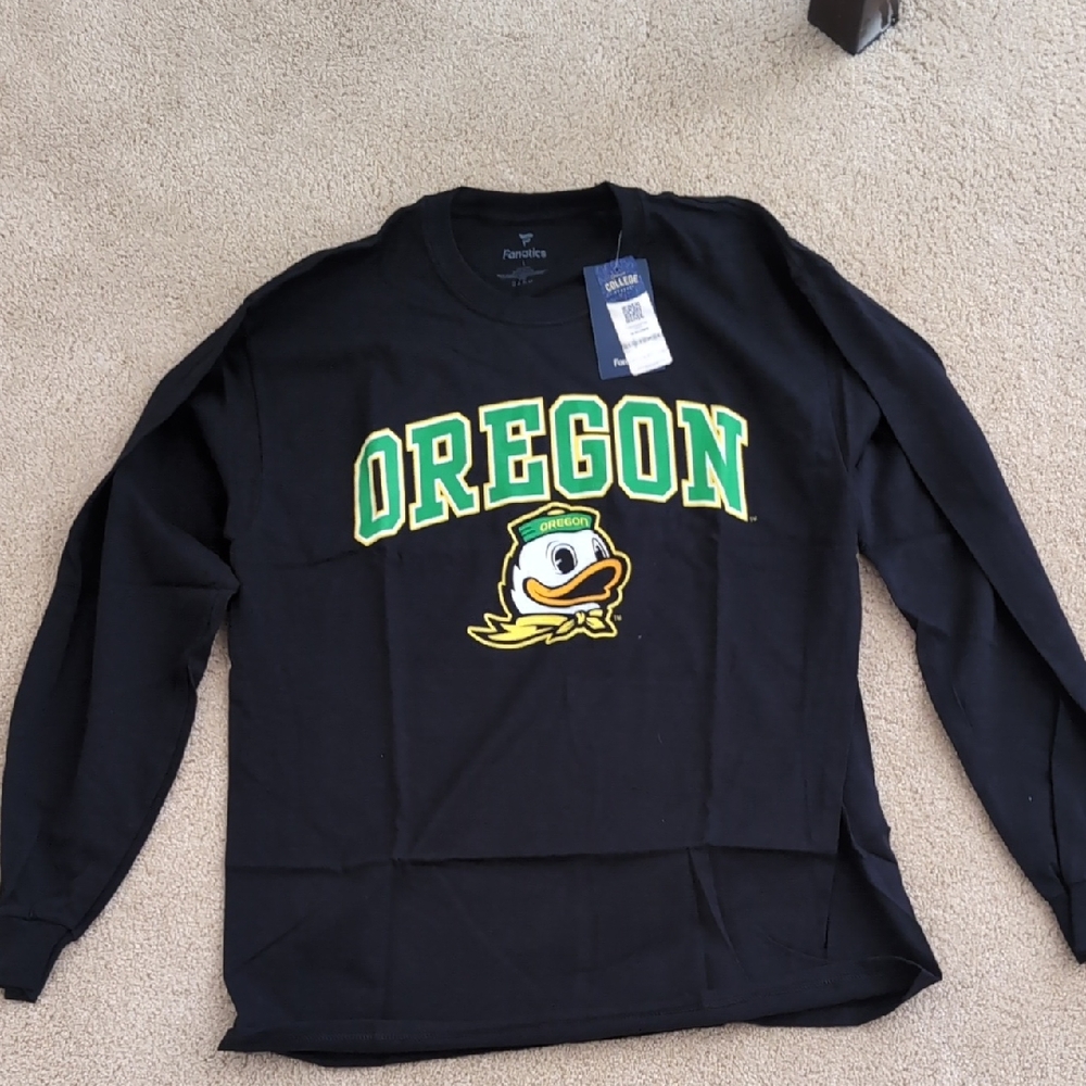 (Final Price)Fanatics Black University Of Oregon College Collection T-Shirt